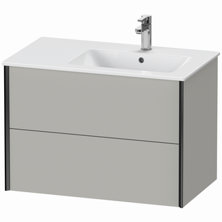 DU Waschtischunterbau wandh. XViu XV4159 Betongrau 480x810x560mm