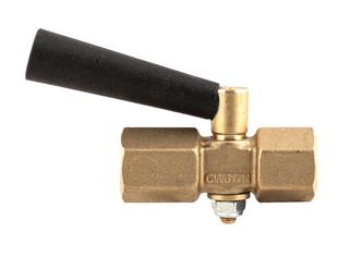 Afriso Manometerabsperrhahn G 3/8, PN 16, Messing, MuffexMuffe