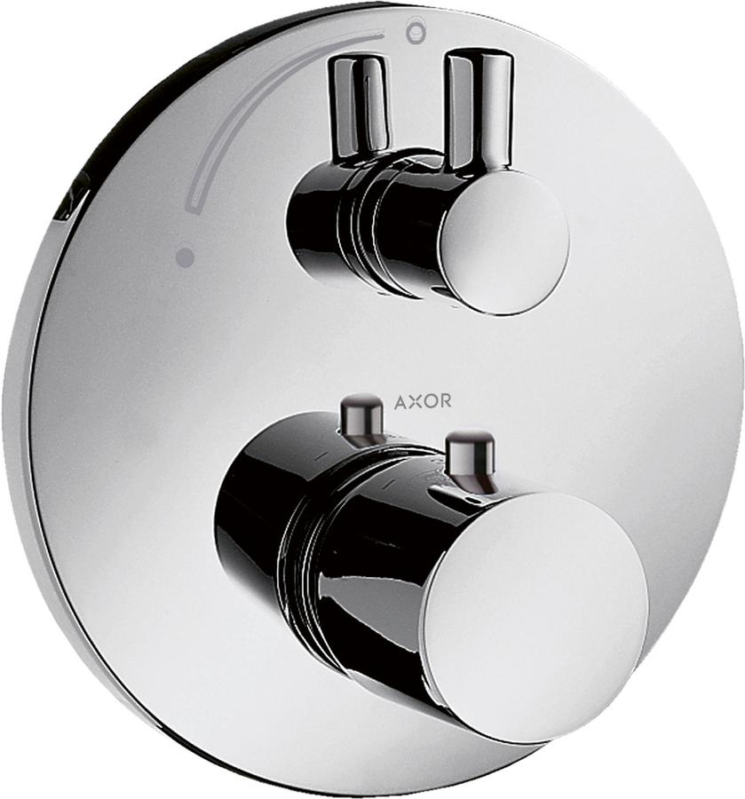Artikelbild 1 des Artikels „hansgrohe Fertigmontageset Axor Uno UP-THM, m Absp.ventil, pol. black chrome polished black chrome“