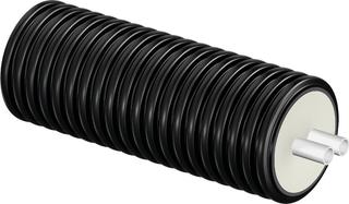 PE-Xa-Rohr Ecoflex Thermo PRO Twin im Schutzrohr, schwarz