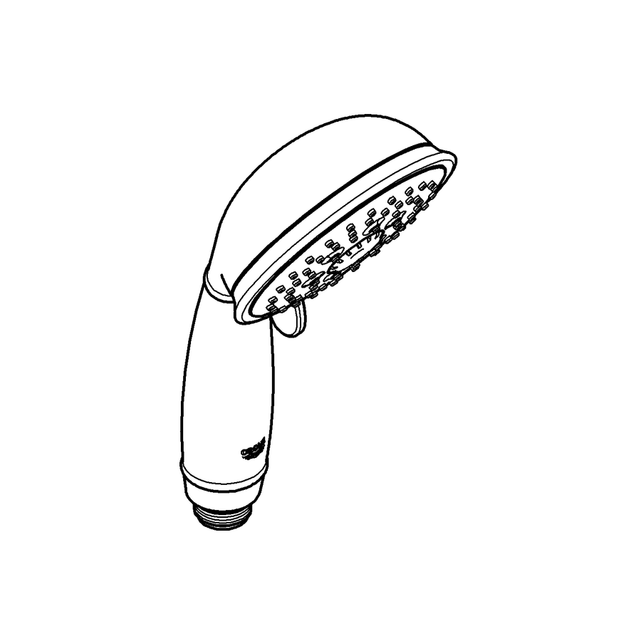 Artikelbild 4 des Artikels „GROHE Handbrause Tempesta Rustic 100 m Begr. 9,5 l/m., 4 S.-Arten, chr mit Durchflusskonstanthalter 9,5 l/min“