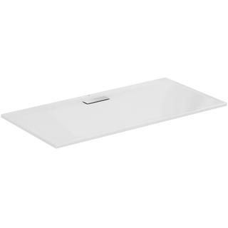 IS Rechteck-Brausewanne Ultra Flat New ALG m Abd., 160x80x2,5cm, we (Alpin)