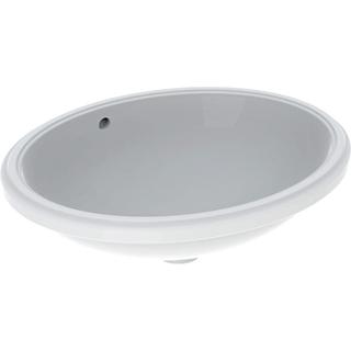 Geberit Unterbau-Waschtisch VariForm 56x46cm, o Hahnl., m ÜL, ov., we. K-Tect