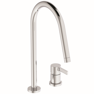 IS Küchen-2-Loch-Armatur Gusto Ausladung 243mm, hoher Auslauf, chrom