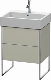 DU WT-Unterbau XSquare, 2 Auszüge, bod. 731x584x460mm,Taupe sdm.,f. VA ES Ahorn
