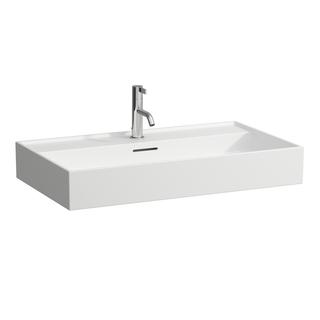 Laufen Waschtisch KARTELL 80x46cm, ub.-fähig, m ÜL, 3 HL, we. matt