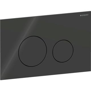Geberit Betätigungsplatte Sigma40 Round, schwarz, für 2-Mengen-Spülung