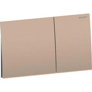 Geberit Betätigungsplatte Sigma70 Square Square, für 2-Mengen-Spülung, rotgold