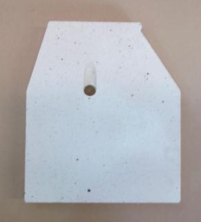 ETA Schamotte 223x191x32 LI mit Bohrung 16mm