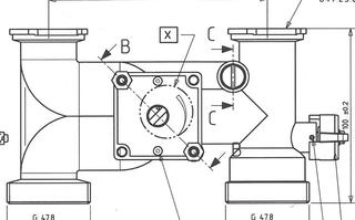 Tuxhorn Dreiwegemischer tubra DN 25, kvs= 4