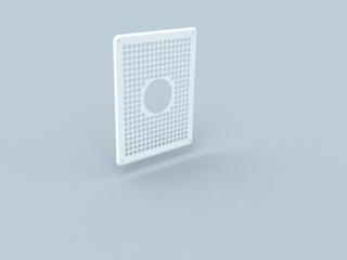 Lüftungsgitter Polyline EW starr für Hinterlüftung