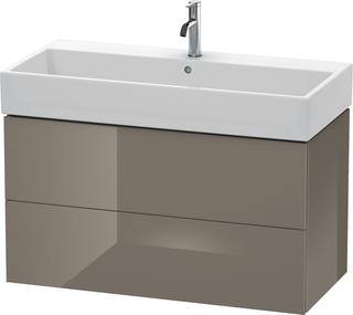 Duravit Waschtisch-Unterschrank L-Cube 98,4x 45,9cm, f Gr hgl, 2 Schub., wandh