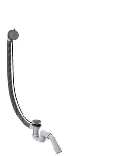 hansgrohe Komplettset Flexaplus S Ab- u. Überlaufgarn., brush. bla chrome