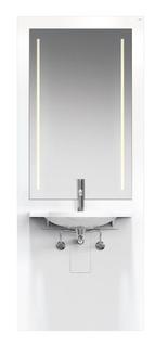 HEWI Waschtisch-Modul S 50 we, m WT 950.11.121, m LED-Lichtspiegel