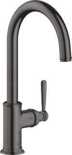 hansgrohe SPT-EHM 260 Axor Montreux mit Schwenkauslauf, brushed black chrome
