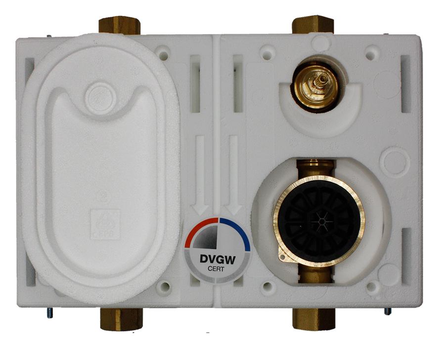 Artikelbild 1 des Artikels „Deltamess Miniblock-Duo KOAX 2 G 3/4 IG, Objektblock 1, Messing Messing“