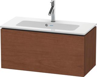 Duravit WT-Unterschrank Compact L-Cube 82x39,1cm, amerik. Nussb, 1 Ausz., wandh