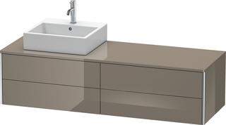 Duravit Waschtisch-Unterschrank XSquare 160x54,8x40cm, 4 La, wd, B l, f Gr hgl