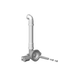 DO Ablgarn. für Spültisch ET 04110105600 500 x 35 x 195 mm Edelstahl gebürstet