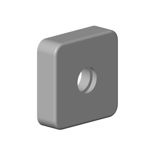 DO Rosette für Duschstele Ersatzteile 092796008 63 x 63 x 18 mm weiß matt