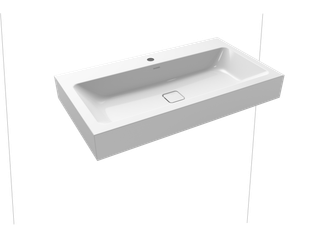 Kaldewei Wand-Waschtisch CONO 3090 90x50cm, 1 Hahnl., ch, P-E, alpinweiß