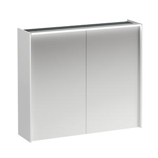 Laufen LED-Spiegelschrank LANI 82 x 71,5 x 21 cm, 2 Türen mit Soft-Close