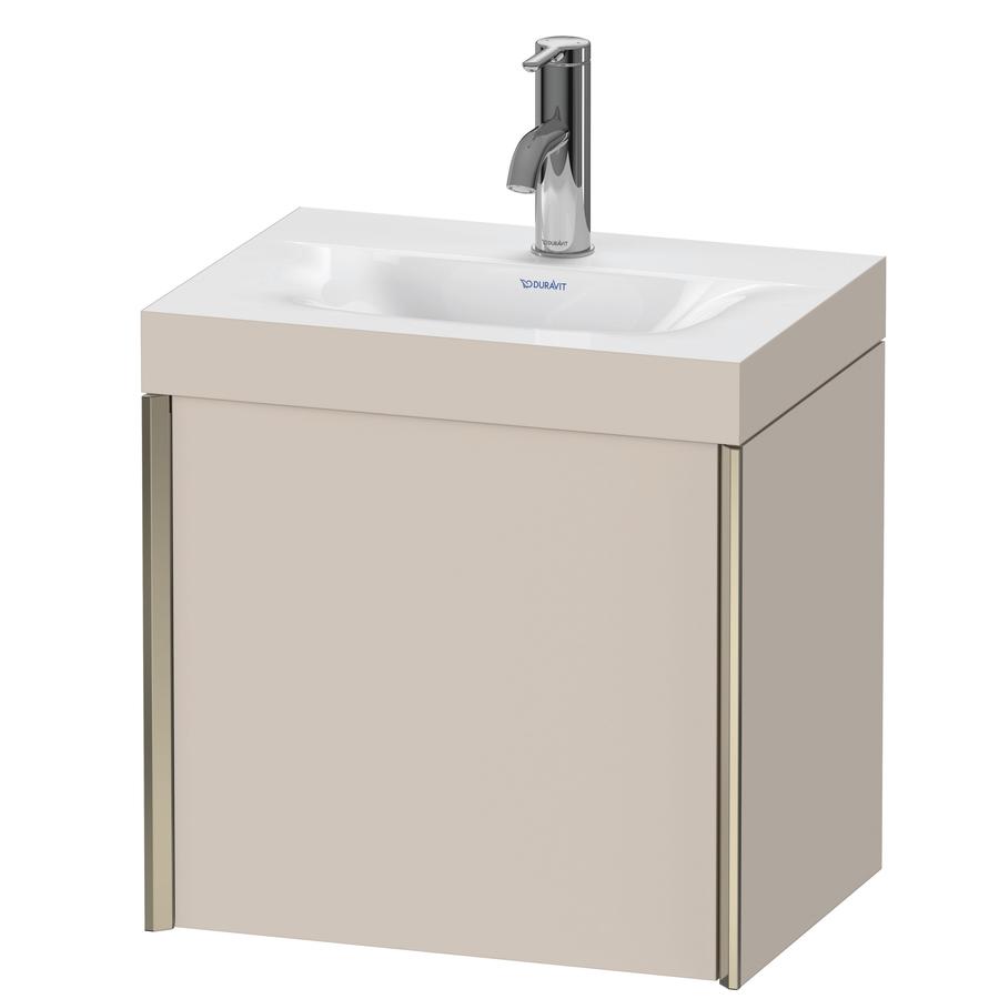 Artikelbild 1 des Artikels „Duravit WT-Unterschrank c-bonded XViu 45x33cm, 1 T r, 1 HL, C m, Rah. C, Tau m Rahmen C | taupe matt“