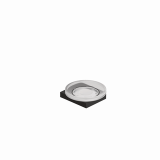Kludi VELA C Seifenschale aus satiniertem Glas, mattschwarz