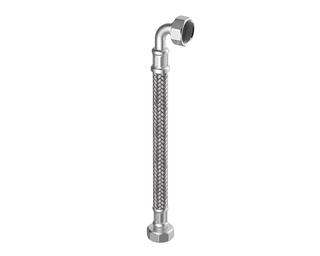 Flamco Panzerschlauch Meiflex 1"x1" IG/IG, Bogen 25x500mm, mit bogen