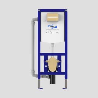 Sanit WC-Montageelement INEO PLUS 450 1120/525mm, m Wandh. und Rohrbelüfterset