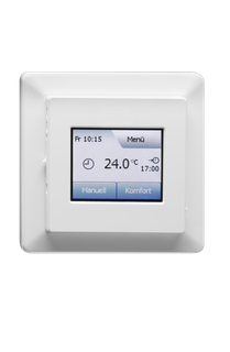 STIEBEL Raumtemperaturregler RTU-TC UP, elektro., we., Touchscreen-Bedienung