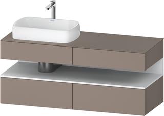 Duravit Waschtisch-Unterschrank Qatego 140x55x60cm, w m/ba m, Pl, B l, Nischenb