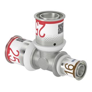 Uponor T-Stück S-Press PLUS 25x25x16mm, reduziert