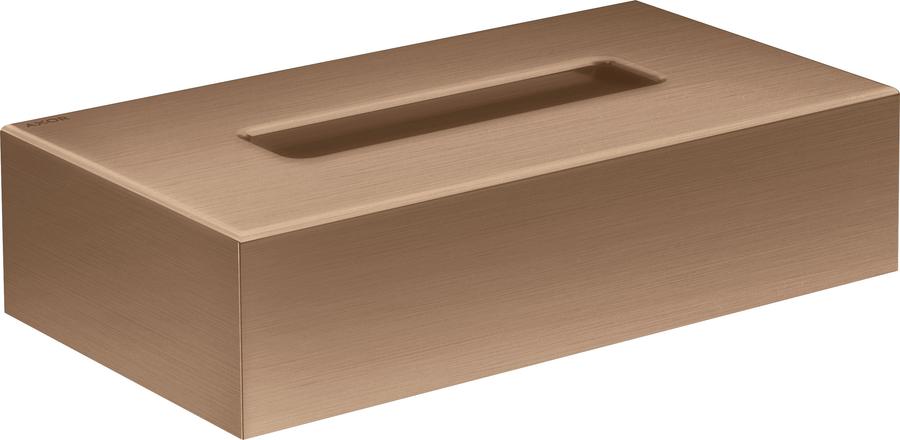 Artikelbild 1 des Artikels „hansgrohe Kosmetikbox Axor Uni. Circular 265x145mm, Wandmontage, brushed red gold brushed red gold“