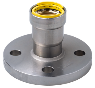 AIPS Übergangsfl. VSH PowerPress C9426G 1 1/2, 4 Bohr., St, HNBR O-R., DW-Kontur