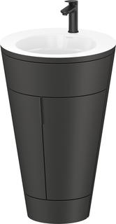 Duravit WTU c-bon Set Starck 1 56x86,4x60,5cm, st, Gr. sw, graph s-matt