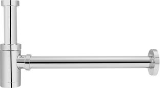 FRANK Design-Geruchsverschluss PLUS 1 1/4"x32mm, Wandr 350mm, Murtter, MS vc