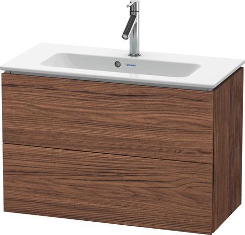 Artikelbild 2 des Artikels „Duravit WT-Unterschrank Compact L-Cube 82x39,1cm, Nussb dkl., 2 Schub., wandh 82 x 39,1 cm | nussbaum dunkel“