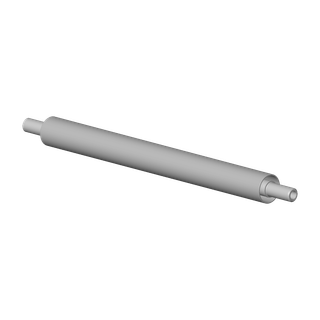 DO Stange für Wannengriff ET 90282258000 D 27 x 313 mm Chrom gebürstet