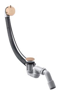 hansgrohe Komplettset Flexaplus S Ab- u. Überlaufgarn., polished red gold