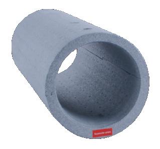 MHG ecoLUFT Rohbau-Set 1000 rund Maße 1000 x 198 mm (LxD)