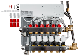 Wolf Heizkreisverteiler CAT LT (-CIRC) 6 HK, mit Regler, UF-Control 230 V