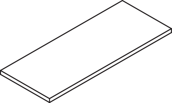 Artikelbild 2 des Artikels „HEWI Glasplatte 477 287mmx115mmx8mm, Klarglas 287 mm x 115 mm x 8 mm“