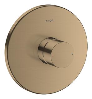 hansgrohe Fertigmontageset Axor Uno UP-Brause-EHM, m Zerogr, brushed bronze