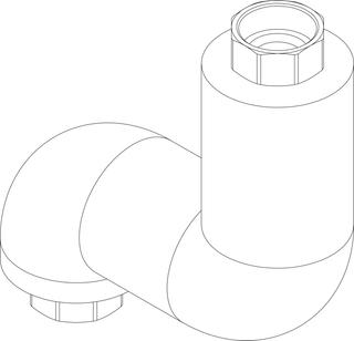BOSCH Ersatzteil TTNR: 8738804079 Anschlussrohr RK DN25 G1 1/4 V2 everp
