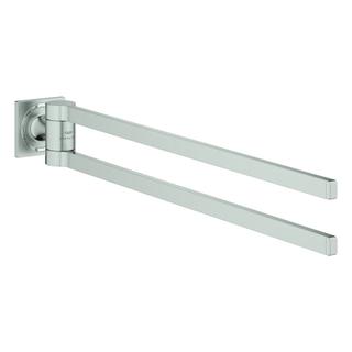 GROHE Doppel-Handtuchhalter Allure 460mm, schwenkbar 90Grad, supersteel