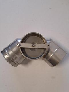 ETA Rauchrohr-Bogen 87G m Oeffn. Re D150 inkl. Dichtung