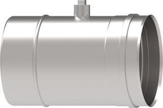 Rauchrohrelement 130 mm, mit Dichtung