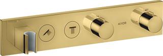 hansgrohe Fertigmontageset Axor Select UP-Thermostat., 2 Verbr., pol. gol optic