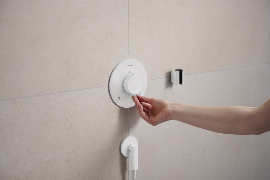 Artikelbild 4 des Artikels „hansgrohe Wandanschluss Fixfit Fine m Rückflussverh., S, rund, mattweiß S, rund | mattweiß“